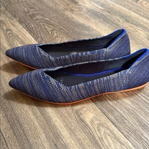 Rothy's Women's Navy and Black Flats